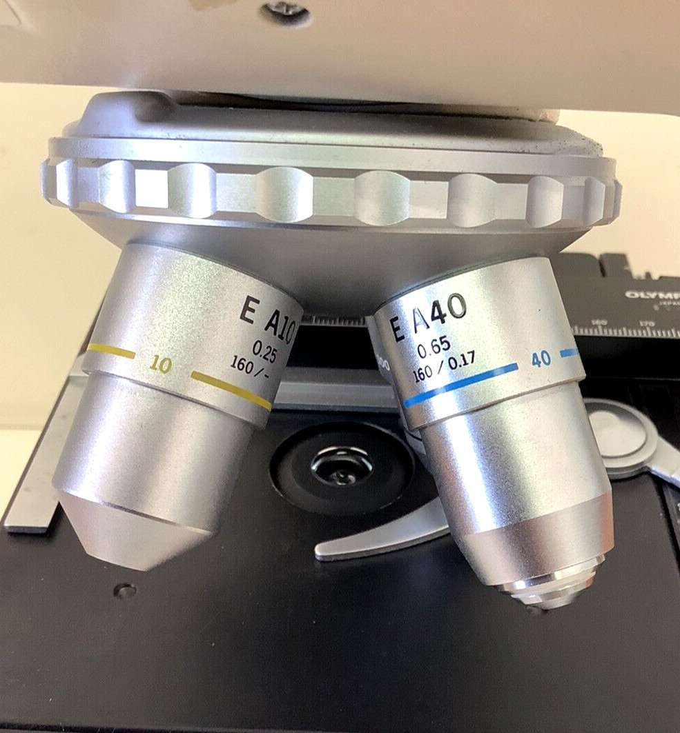 Olympus CH-2 CHT Binocular Microscope w/ 4x, 10x, 40x, 100x Objectives #2