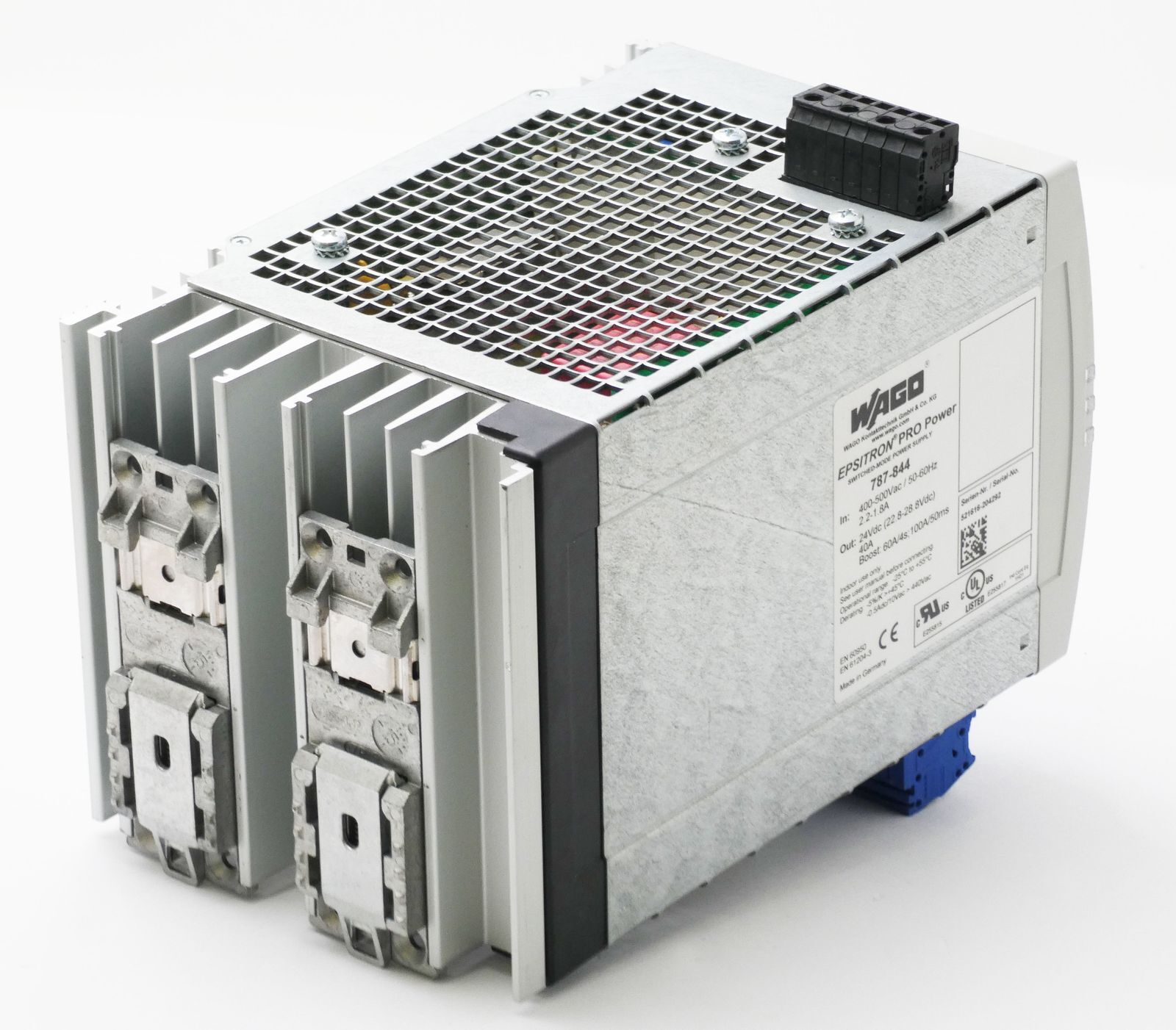 WAGO Epsitron Pro Power 787-844 24VDC 40A Power Supply -used-