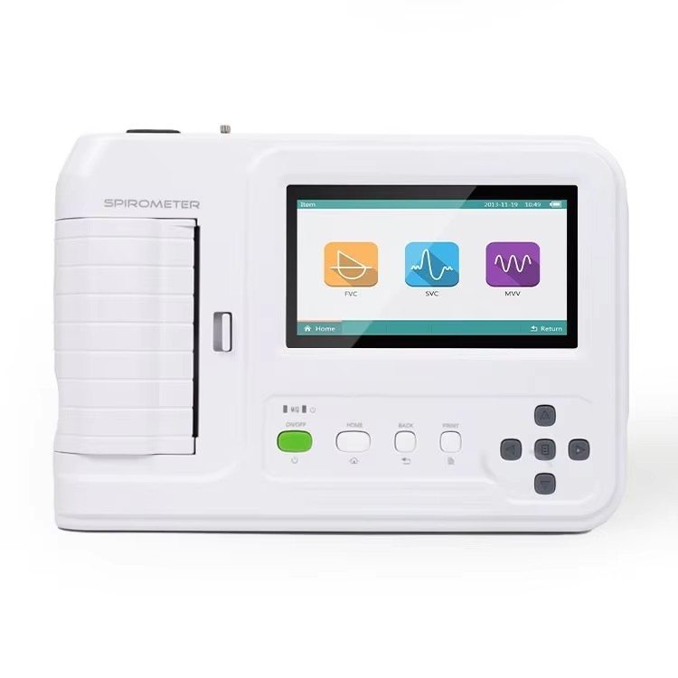 SP100 Digital Spirometer Pulmonary Function Analyzer Built‑in Thermal Printer