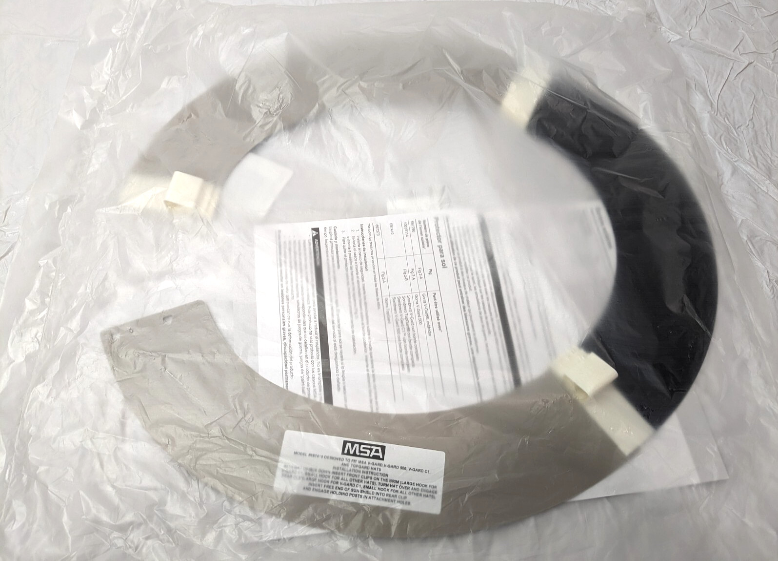 MSA Sun Shield for V-Gard & Topgard Full-Brim Hard Hats *SHIELD ONLY* 697410