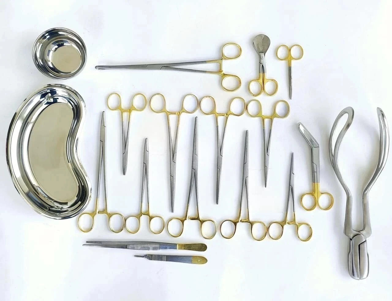 Delivery Set 16 Pcs GYN Surgical Instruments