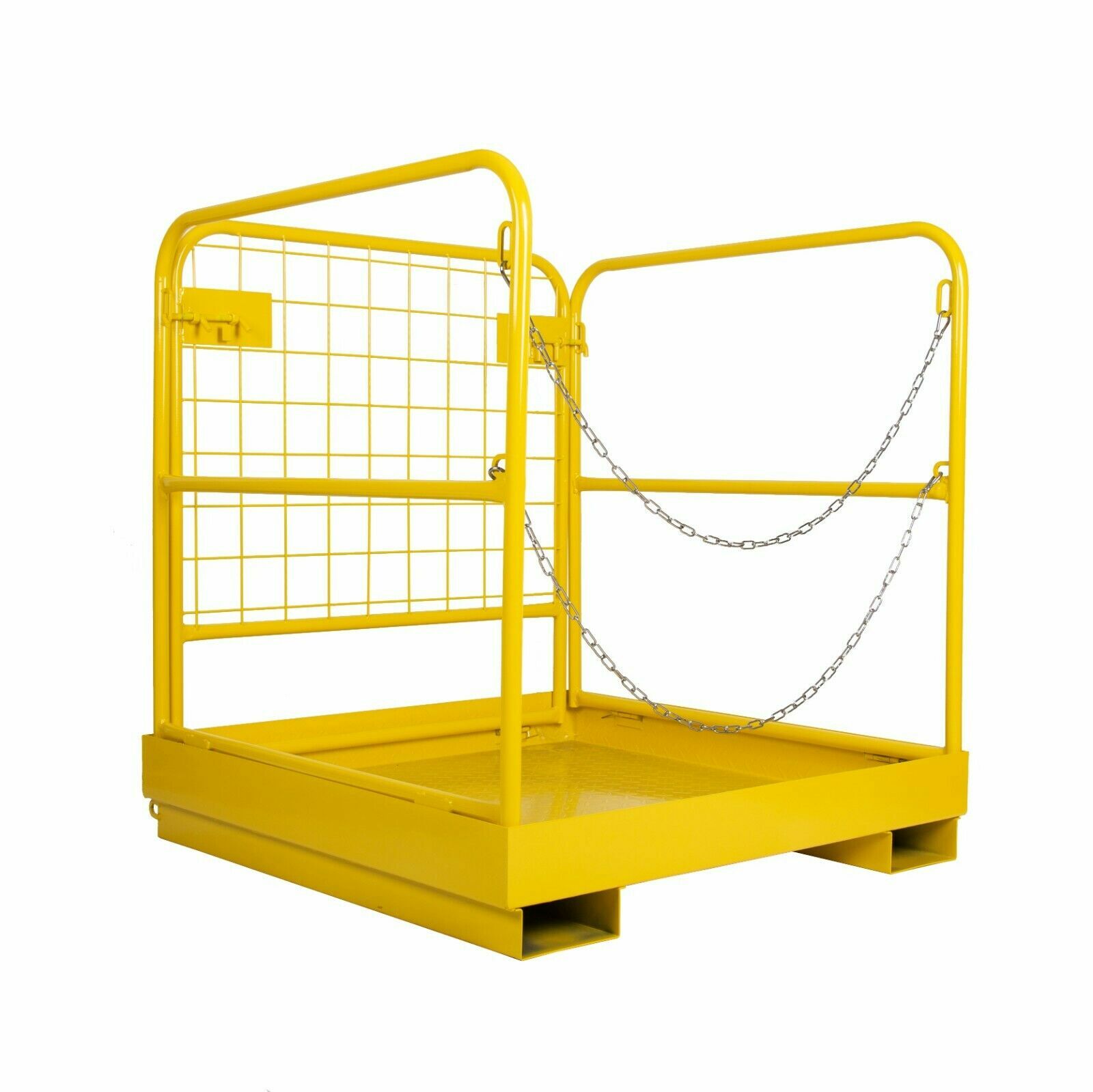 Heavy Duty Forklift Safety Cage Work Platform Basket 36″x36″ 1200lbs for Aerial
