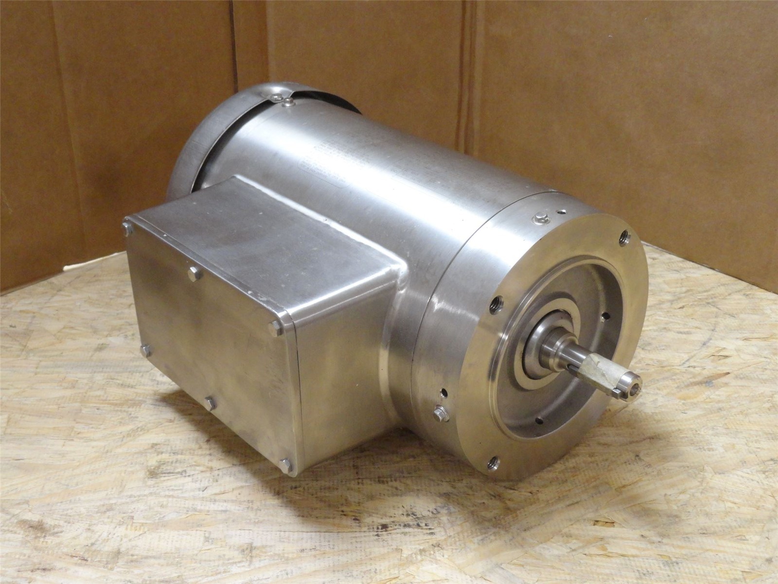 251414 Old-Stock; Baldor VFSWDL3504 AC Motor; SS; 1/2HP; 115/230V; 1800RPM; 3PH