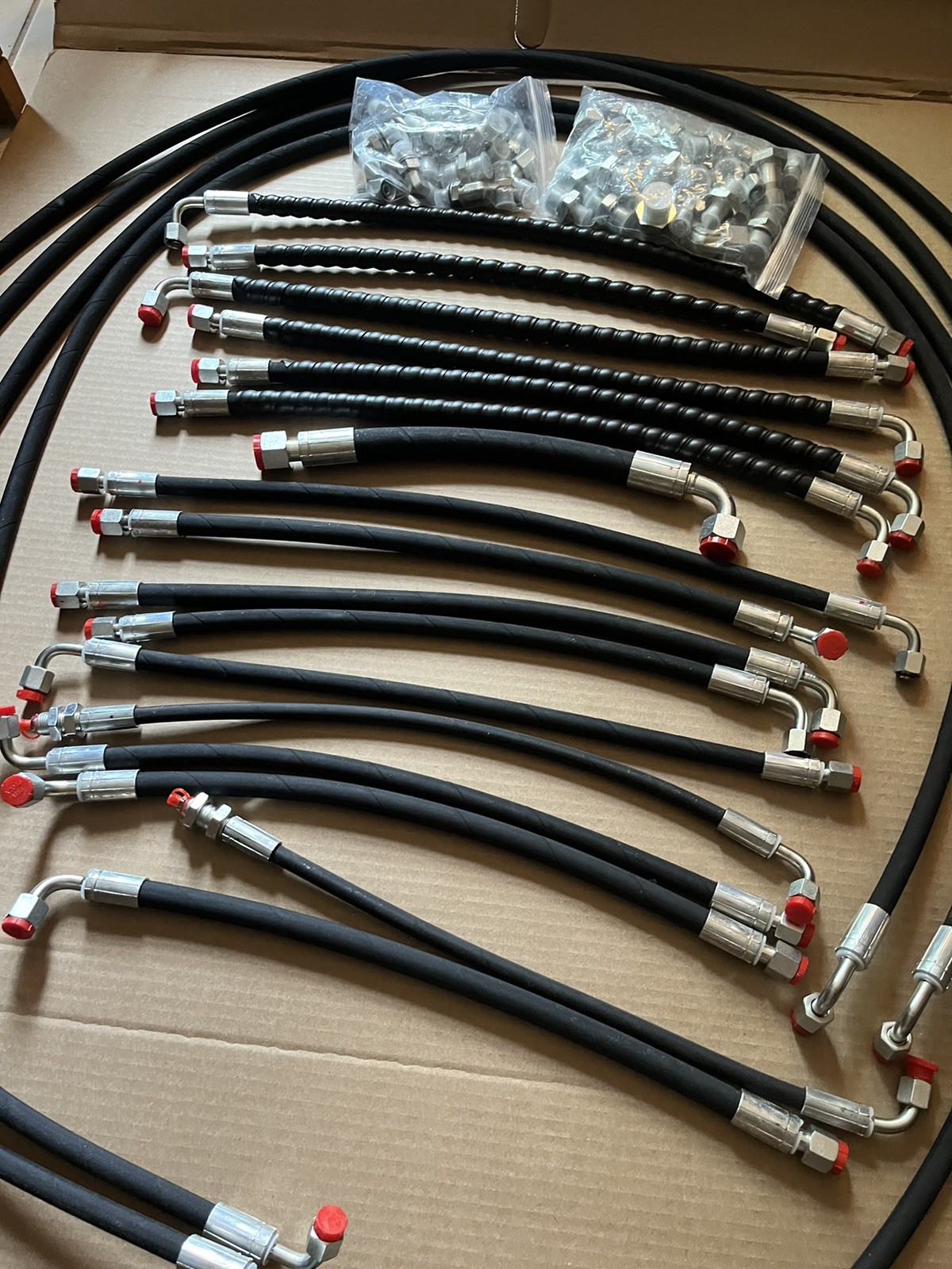 AGT/CFG/Miva/Rippa 1-3 Ton Chinese Mini Excavator Hydraulic Hose and Fitting Kit