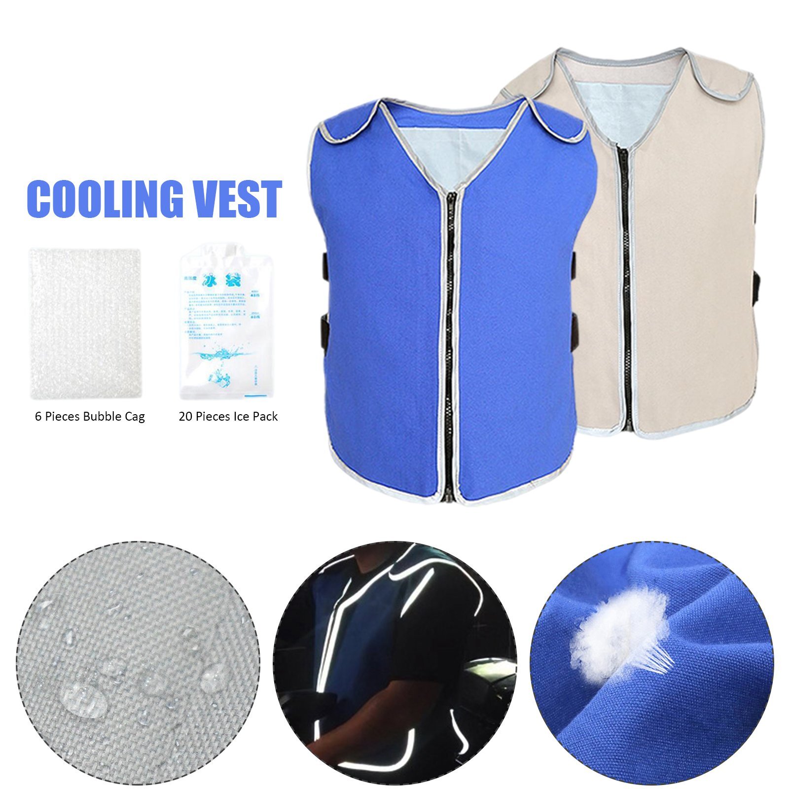 Cooling Sport Vest Summer Cooling Clothing Practical Cooling Vests for Women Man
