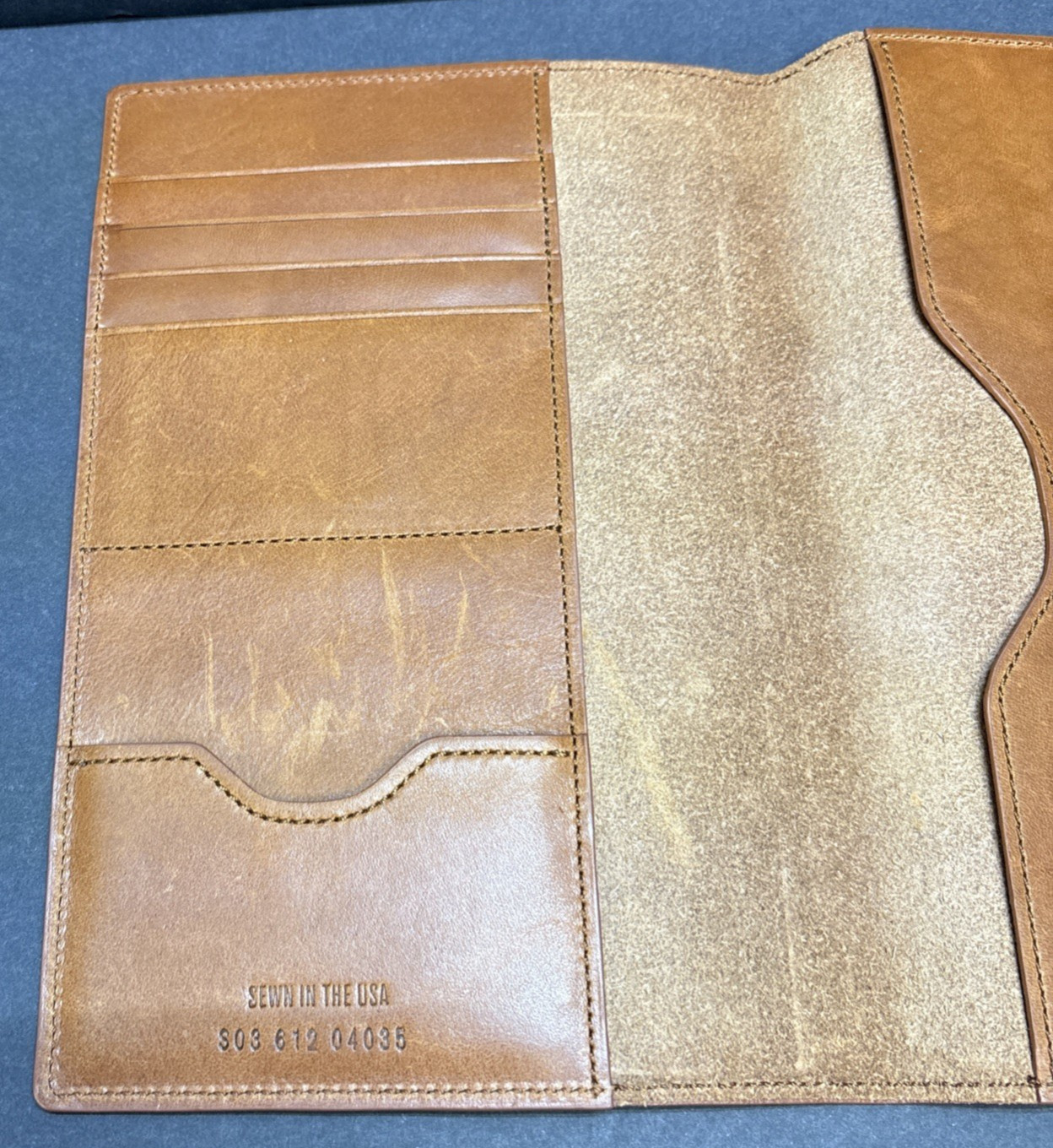 Shinola Medium Journal iPad Mini Cover w/o Tab Natural Leather Wallet