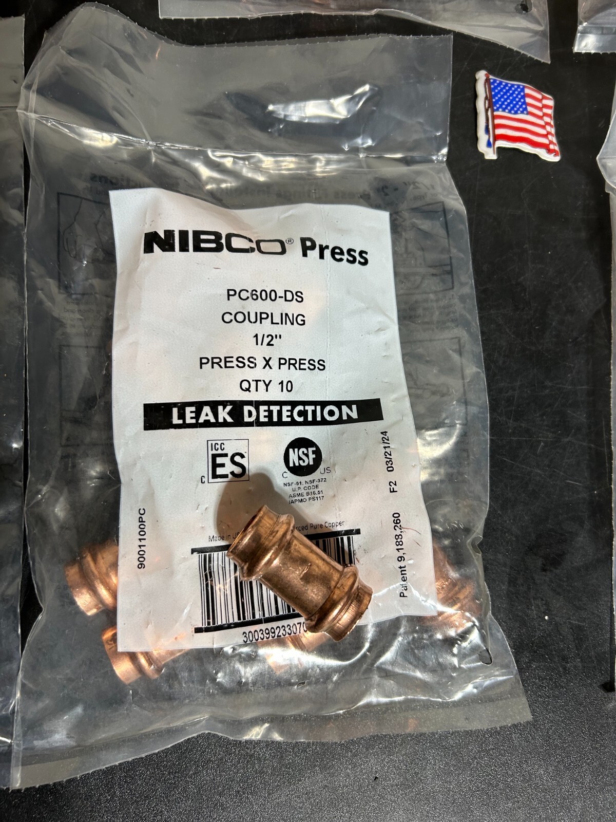 80 – NIBCO VIEGA PROPRESS COPPER FITTINGS 1/2″ PRO PRESS MADE IN USA
