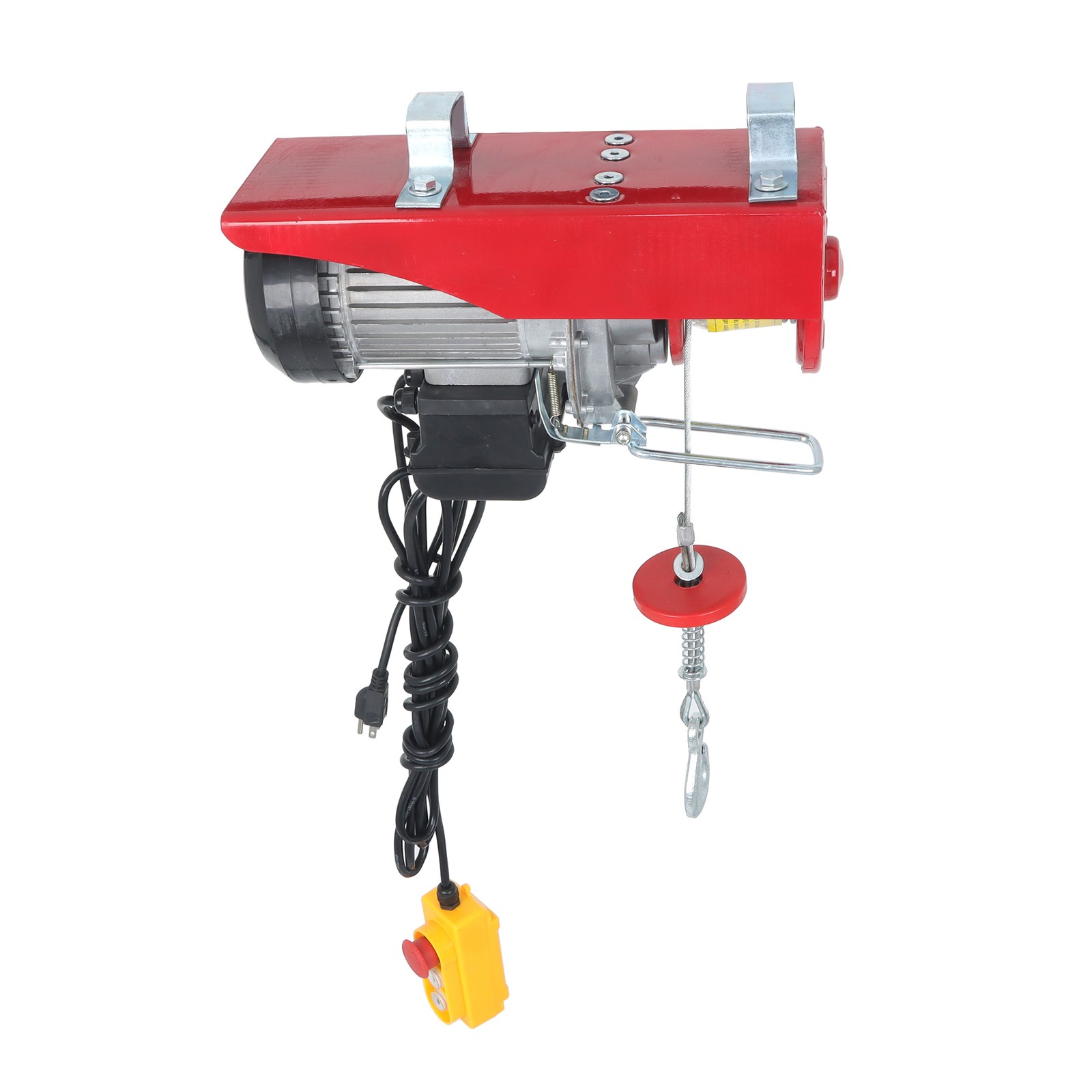 1320lbs Electric Lifting Winch 110V w/14ft Wired Remote Garage Crane Hoist