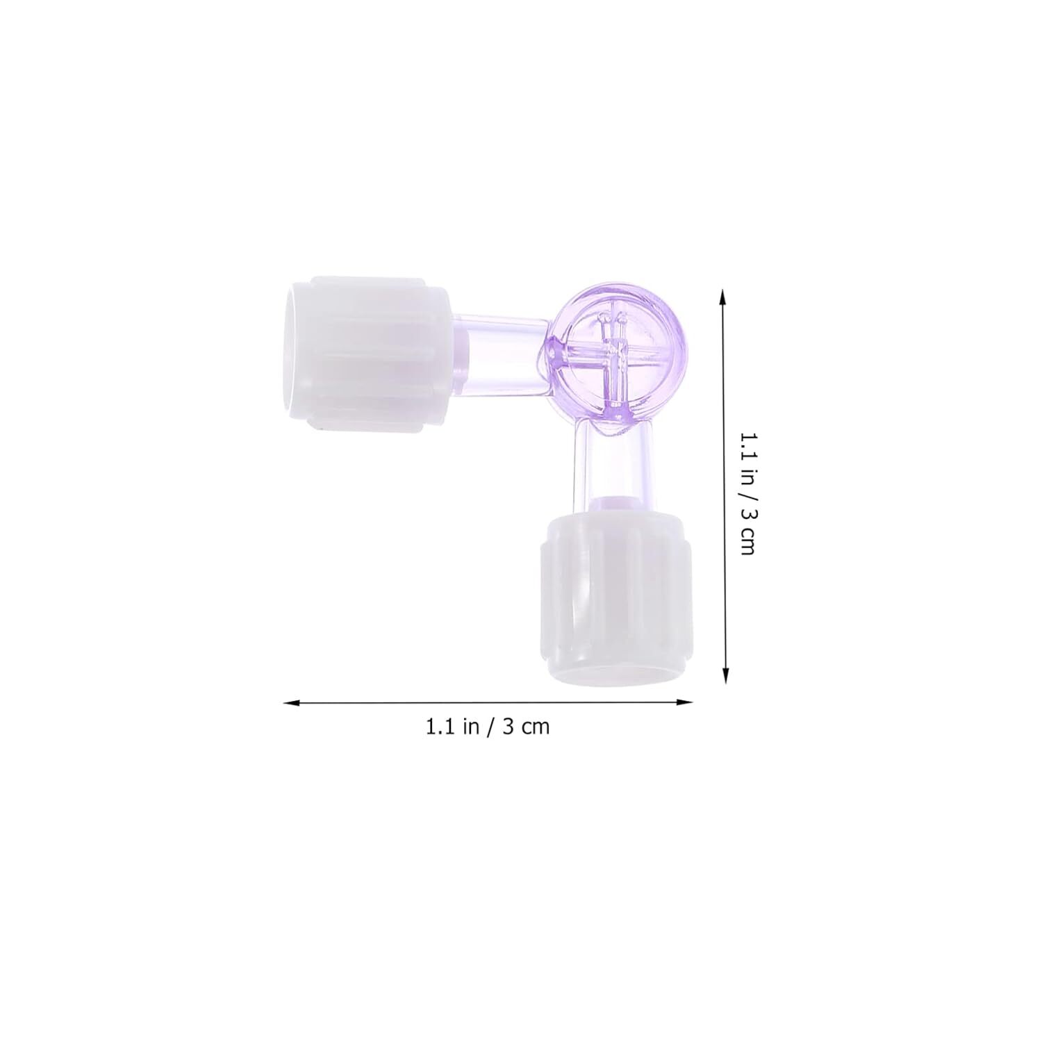 2-Way/3-Way Stopcocks Luer Connection, Mixing Luer Connector Adapter (10Pcs)