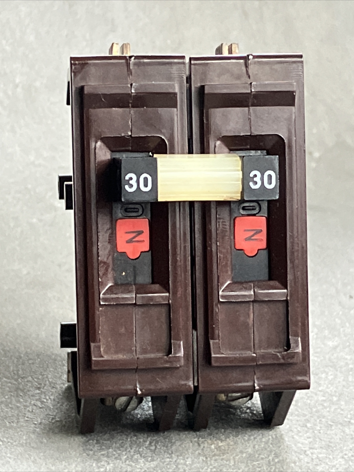 Wadsworth A230NI 30 Amp 2 Pole 2P Type A Metal Foot / Tabs Breaker A230