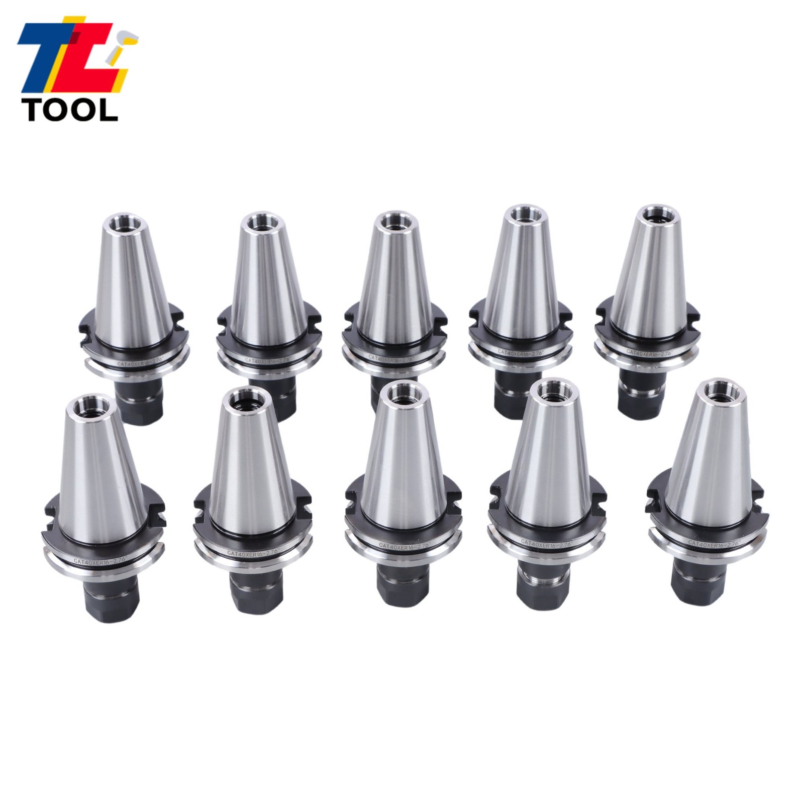 10PCS CAT40 ER16 2.76″ 70mm Collet Chuck Tool Holder Balanced G2.5 20000RPM