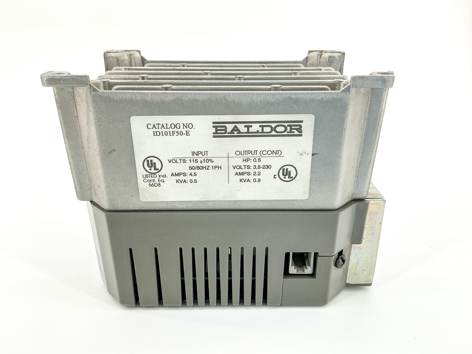 New Baldor ID101F50-E AC Inverter Drive 115V/230V4.5A 0.5HP 1PH – No Box