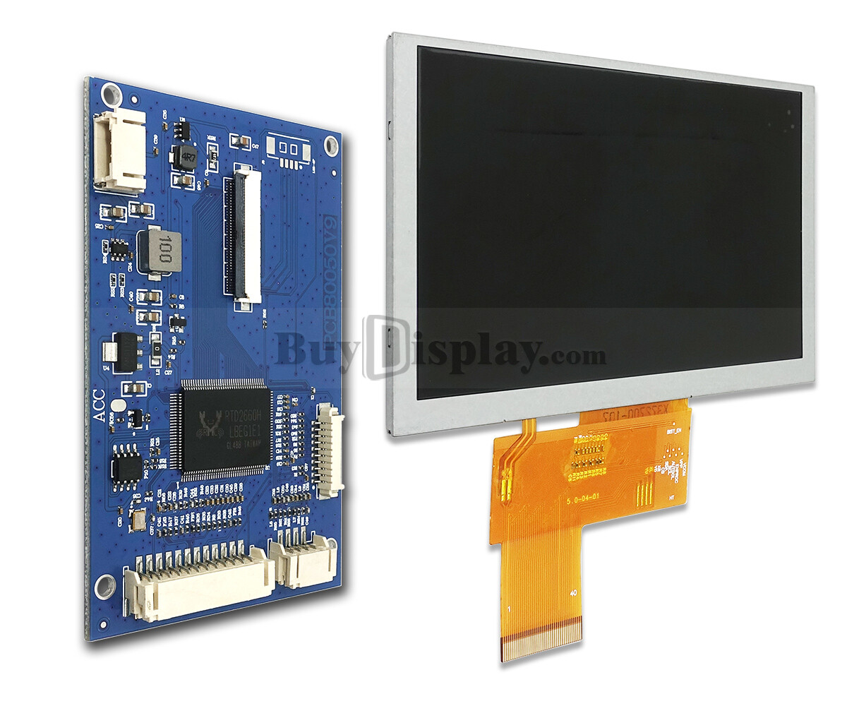 5″ IPS LCD Screen TFT Module,800X480 VGA Video AV Driver Board