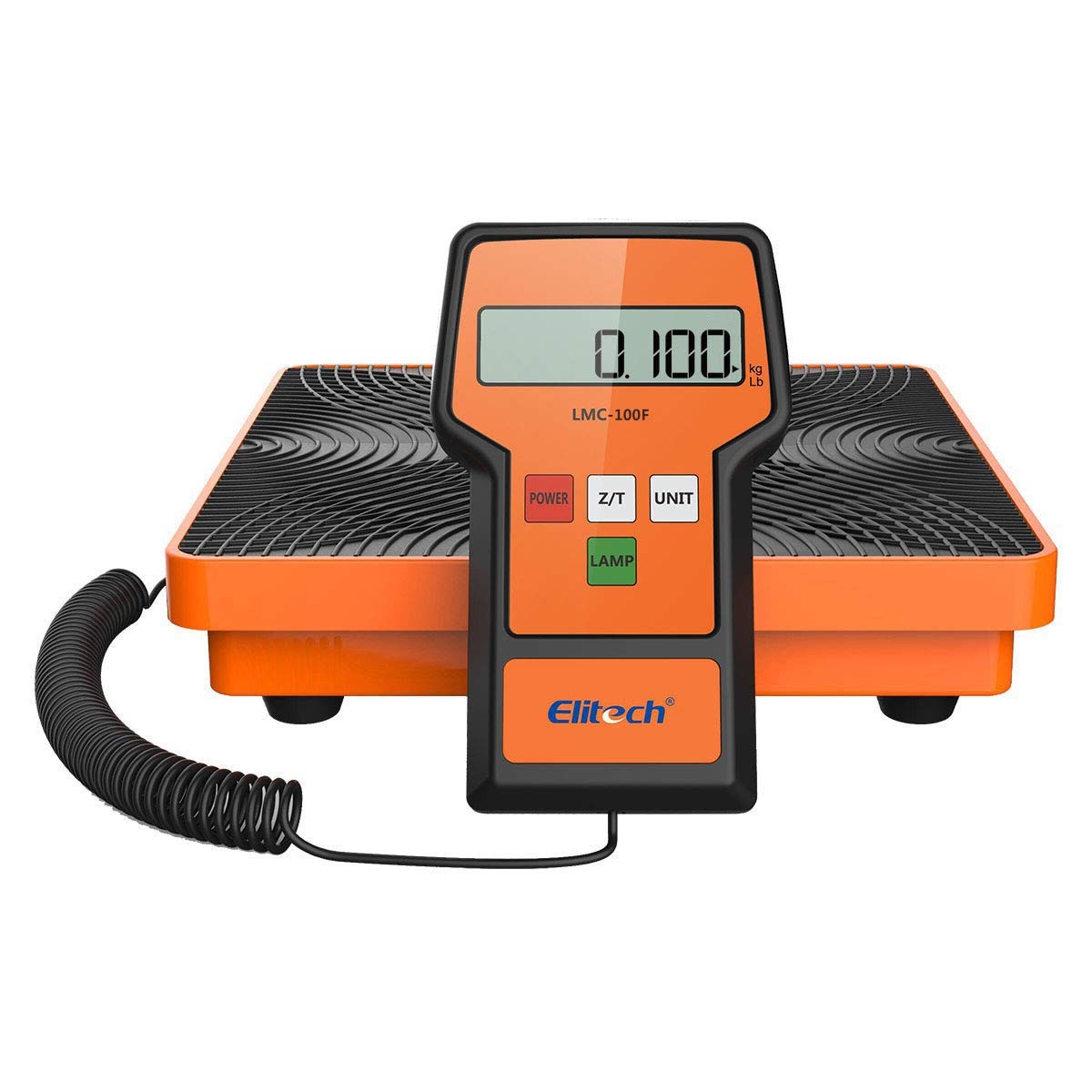 Elitech Refrigerant Scale 110 lbs, HVAC Scale with LB+OZ Display, LMC100F+