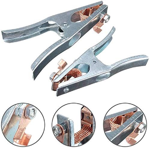 2PCS 500A Welding Ground Clamp, Manual Welder Electrode Clamp, Welder Ground