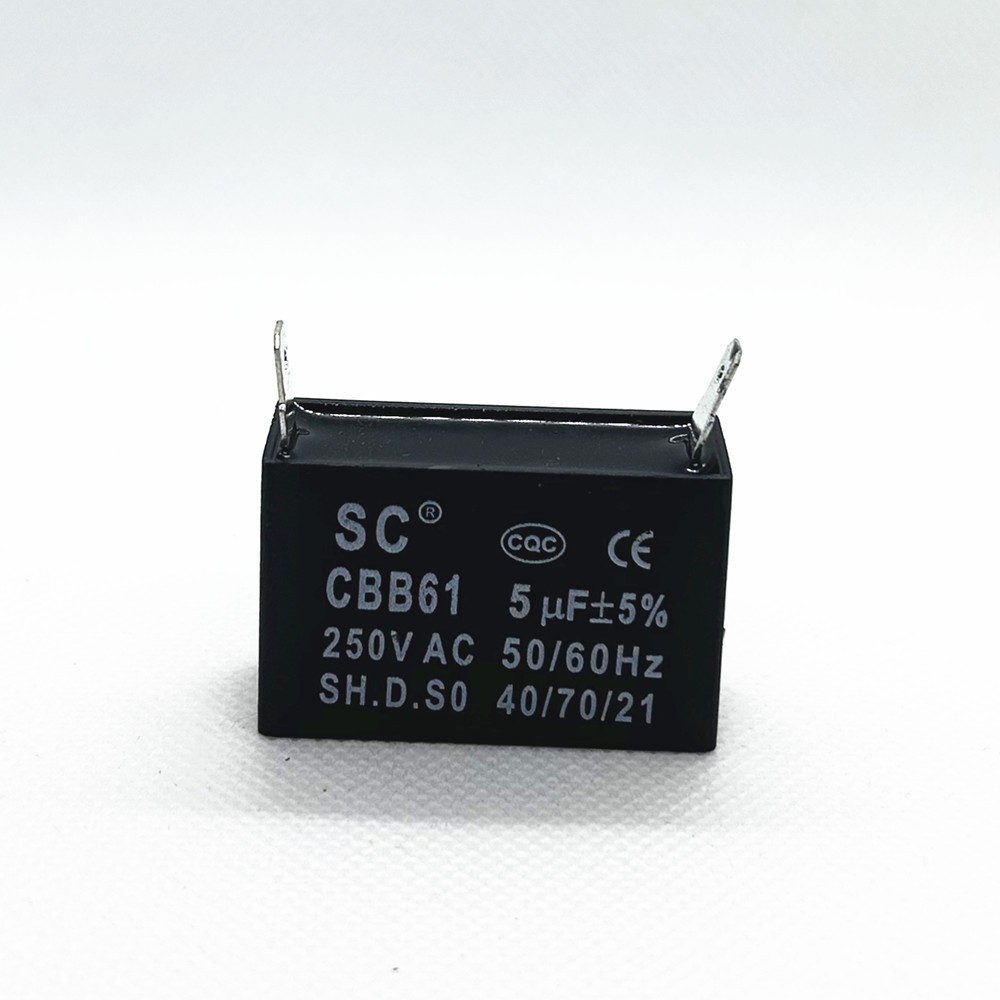 CBB61 250V Capacitor 250 VAC 4/5/6/8/10/12/15/20/24/25 UF 2 PINS