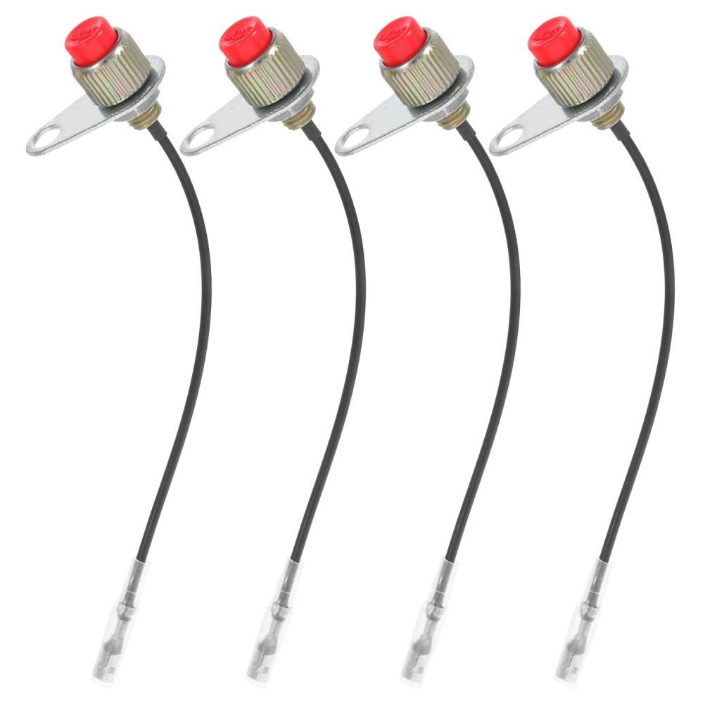 4Pcs Durable on Off Stop Switch for Lawn Mower Copper ABS Protective Control
