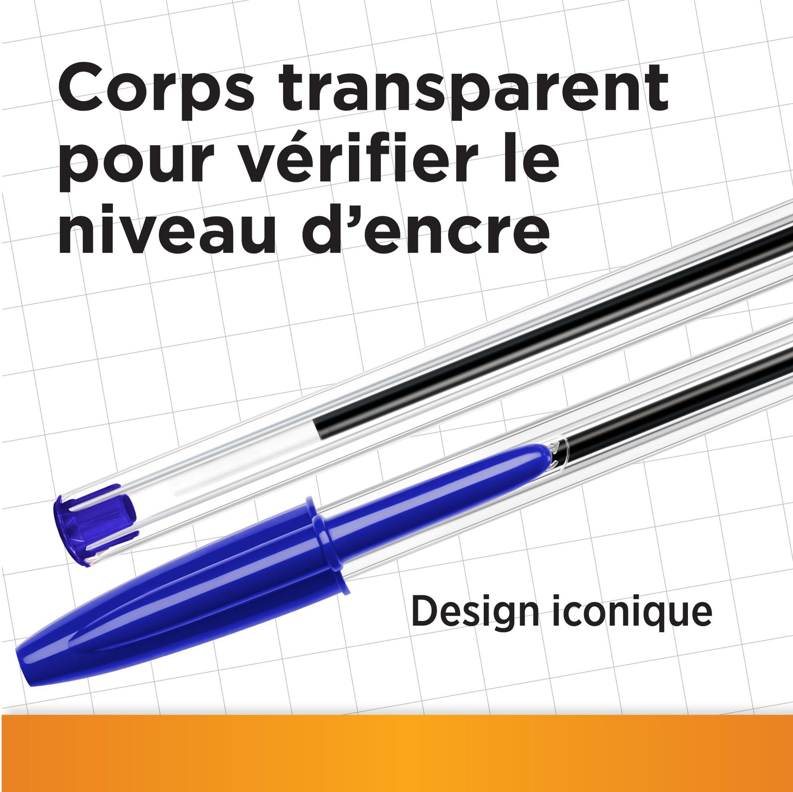 BIC Cristal Medium Smudge-free Ballpoint Pen, 1.0mm Tip Office Product