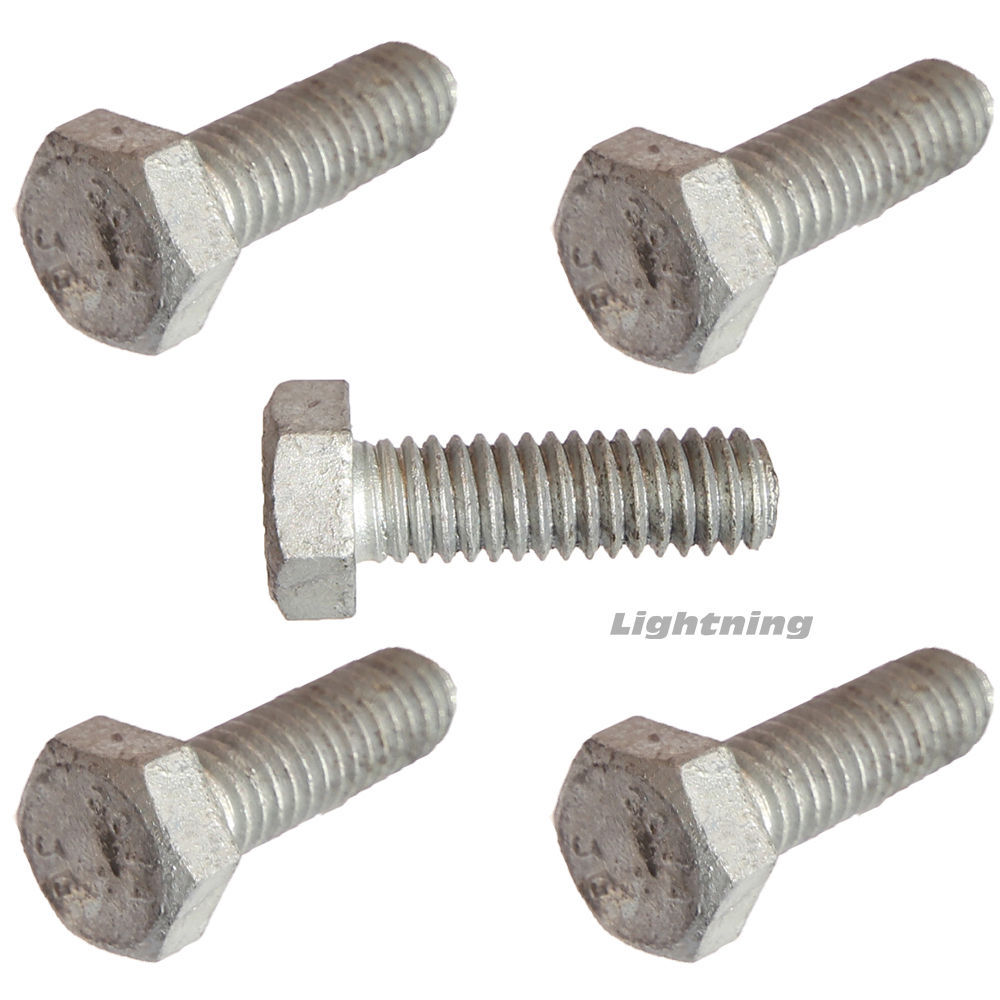 1/2-13 x 6-1/2″ Hex Bolts Hot Dip Galvanized Cap Screws and Nuts Quantity 50