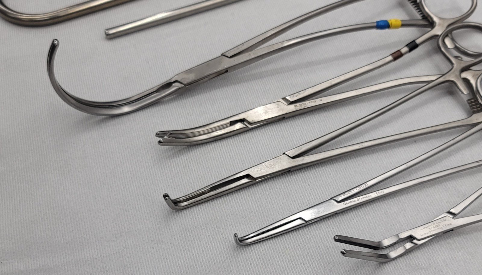 Bulk 60-Piece V. Mueller General Surgery Instruments Scissors, Needle Holders