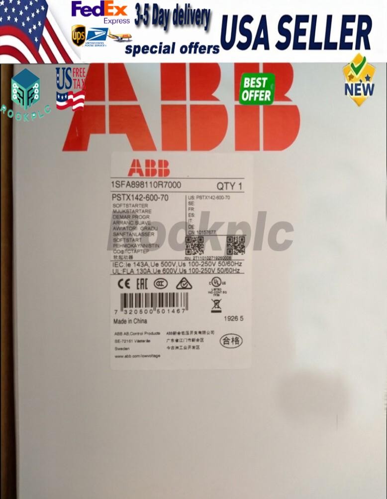 PSTX142-600-70 New Soft Starter PSTX142-600-70 IPCS US Free TAX