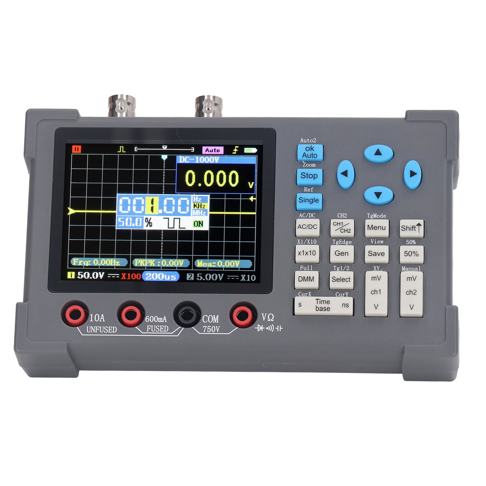 NEW Digital Oscilloscope 3 In 1 Multimeter Signal Generator 120M 250MSa/s 3.2in