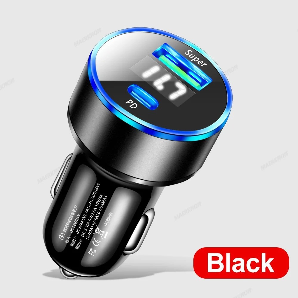 12V Digital LED Display Voltmeter Voltage Gauge Panel Meter For Car Motorcycle