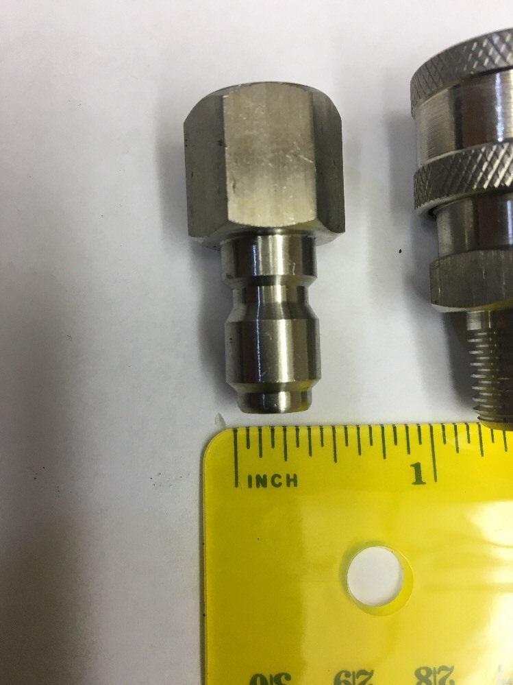 Legacy 8.707-110.0 Pressure Washer Hose Quick Coupler Socket Set 1/4 NPT