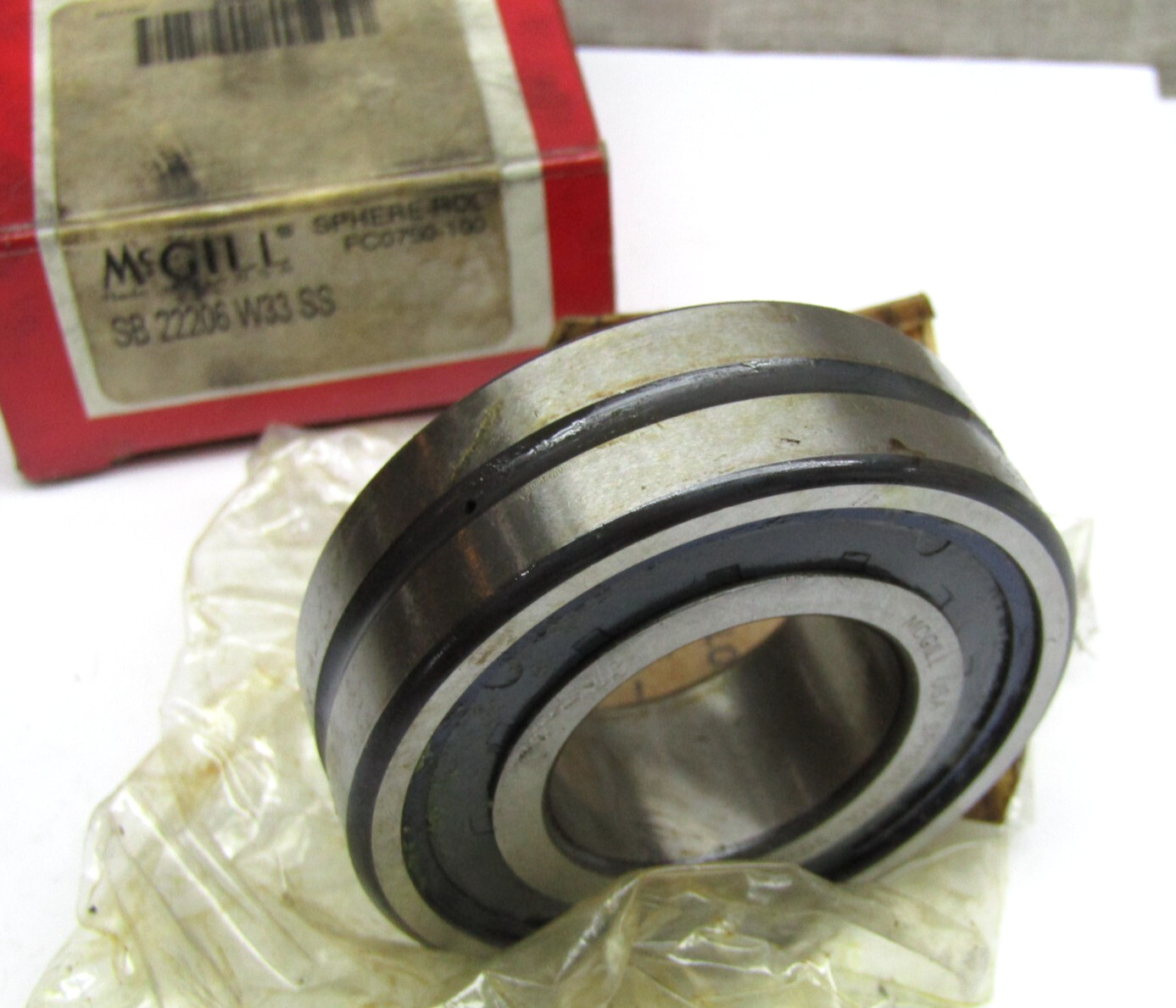 McGill SB 22206 W33 SS 30 mm X 62 mm X 20 mm Spherical Roller Bearing