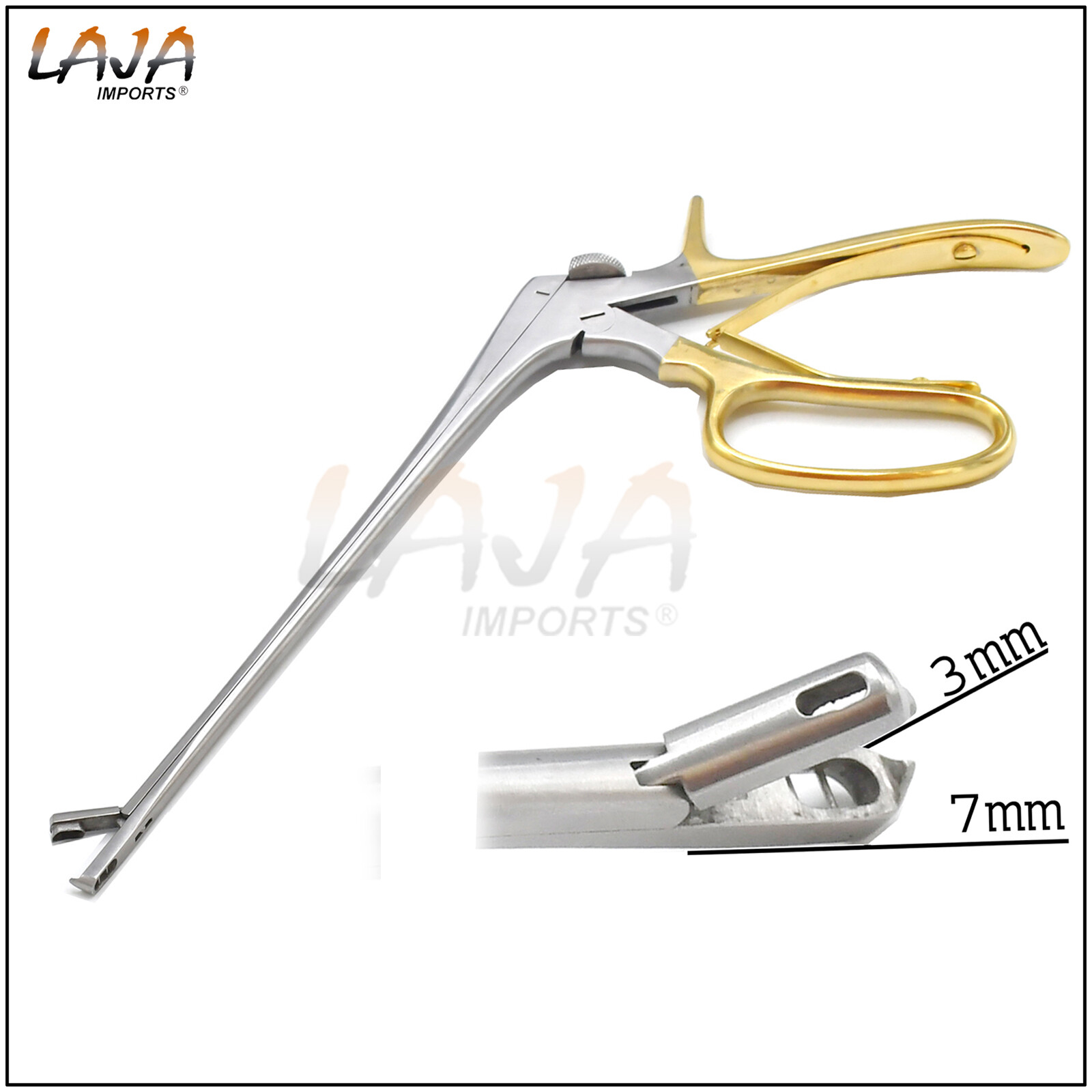 Tischler Biopsy Punch Forceps 3mm x 7mm Bite OB/GYN Surgical Instruments