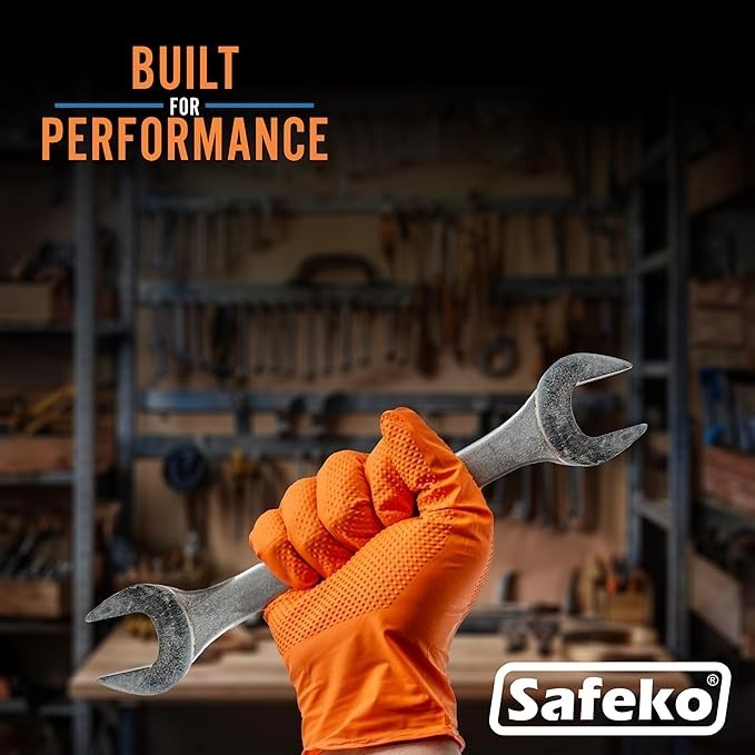 Nitrile Diamond Textured Grip Glove – 6.3 Mil