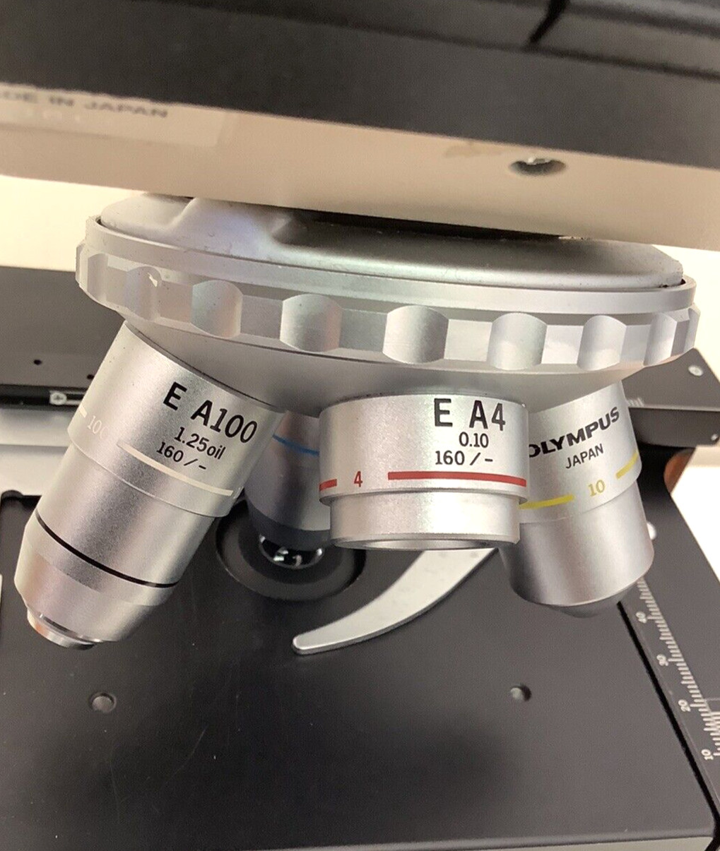 Olympus CH-2 CHT Binocular Microscope w/ 4x, 10x, 40x, 100x Objectives #2