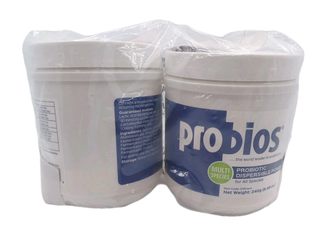 2 PACK ProBios Probiotic Powder Ruminants and Other Animals 240g Powder 07/27