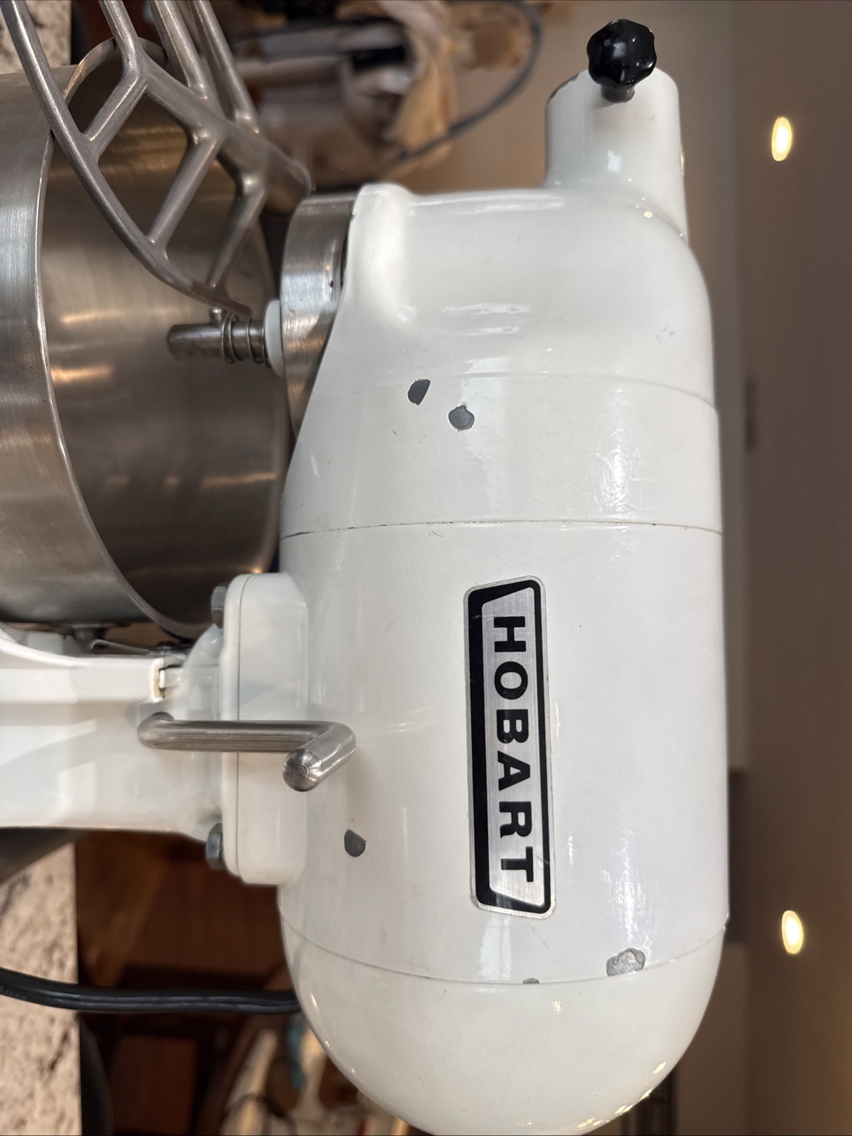 Hobart N50 Commercial Mixer WHITE Counter Top 5 Quart 3 Speed +Bowl+paddle WORKS