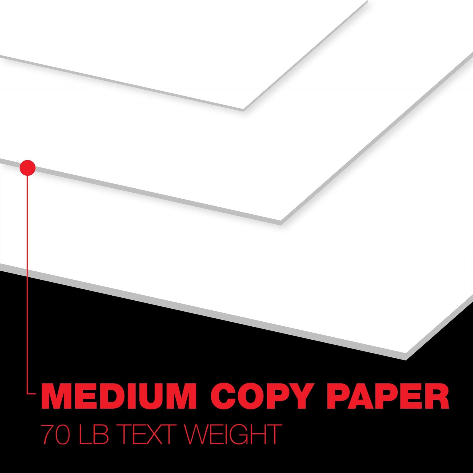 Accent Opaque Printer Paper, 8.5″x11″ 28lb Bond/70lb, 500 Sheets
