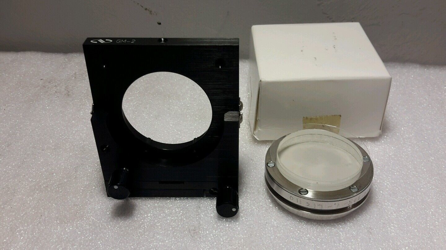 NEWPORT GM-2 OPTICAL GIMBLE MOUNT W/ LENSE!!! LASER NEW $89EA
