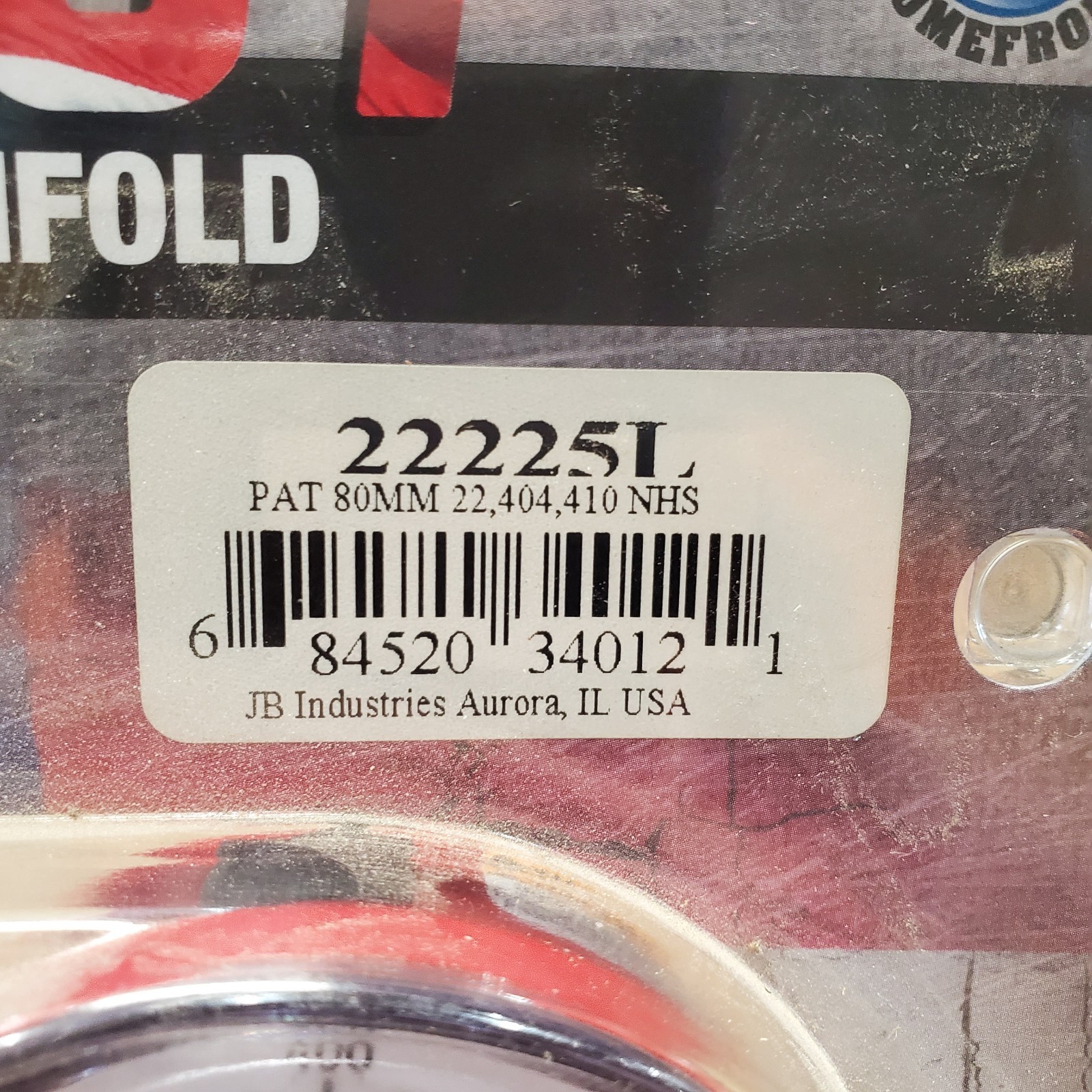 JB Industries Patriot 22225L, 2-Valve Brass Manifold. No hoses MADE IN USA.