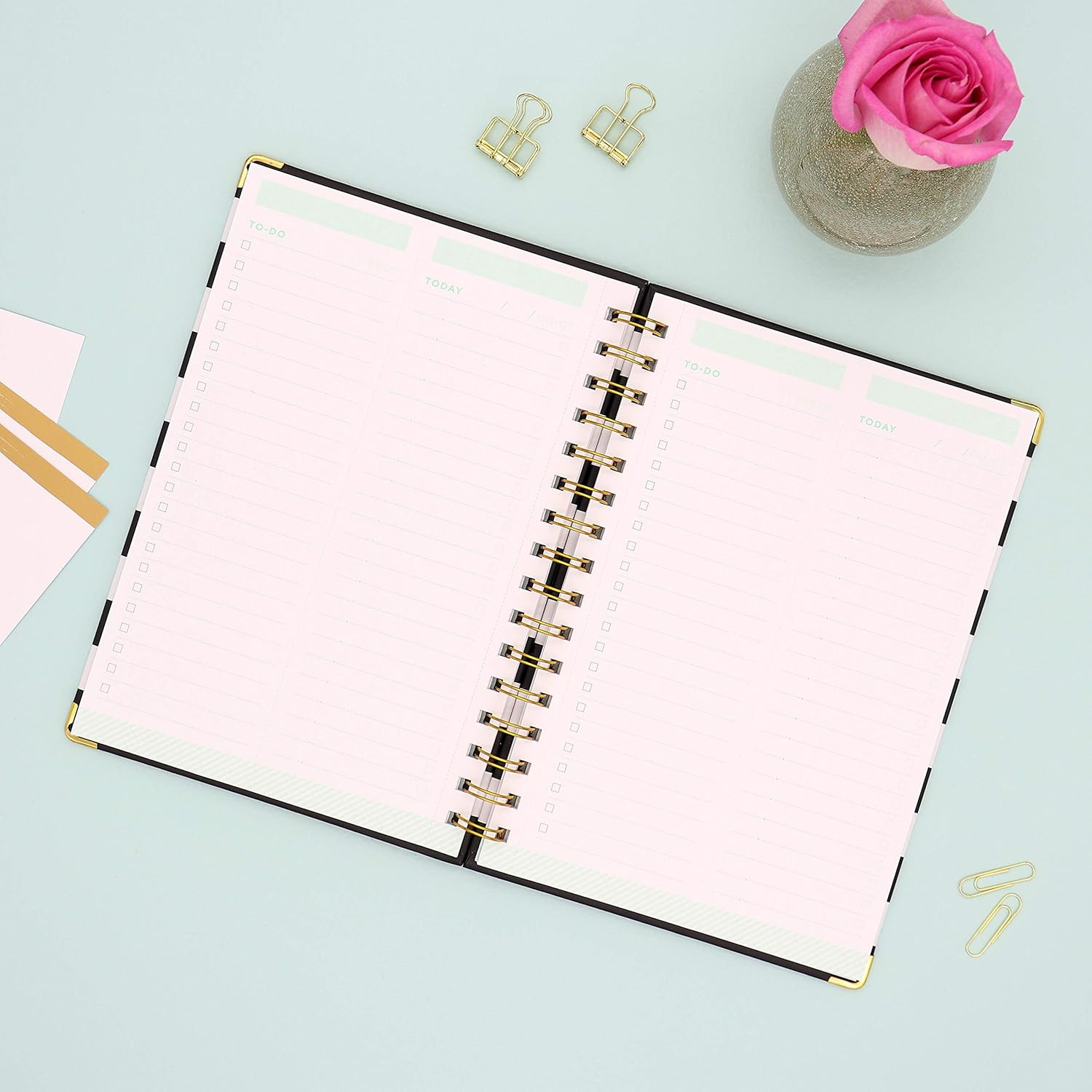 Day Designer for Today To-Do Notebook, 160 Ruled Pages, Twin-Wire Binding, Hardc