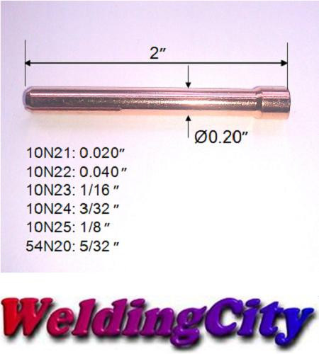 WeldingCity® 10-pk TIG Welding Collet 10N24 3/32″ for Torch 17/18/26 | US Seller