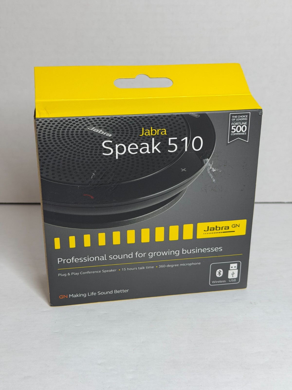 Jabra Speak 510 Bluetooth Speakerphone Conference Calls USB Compatible B9