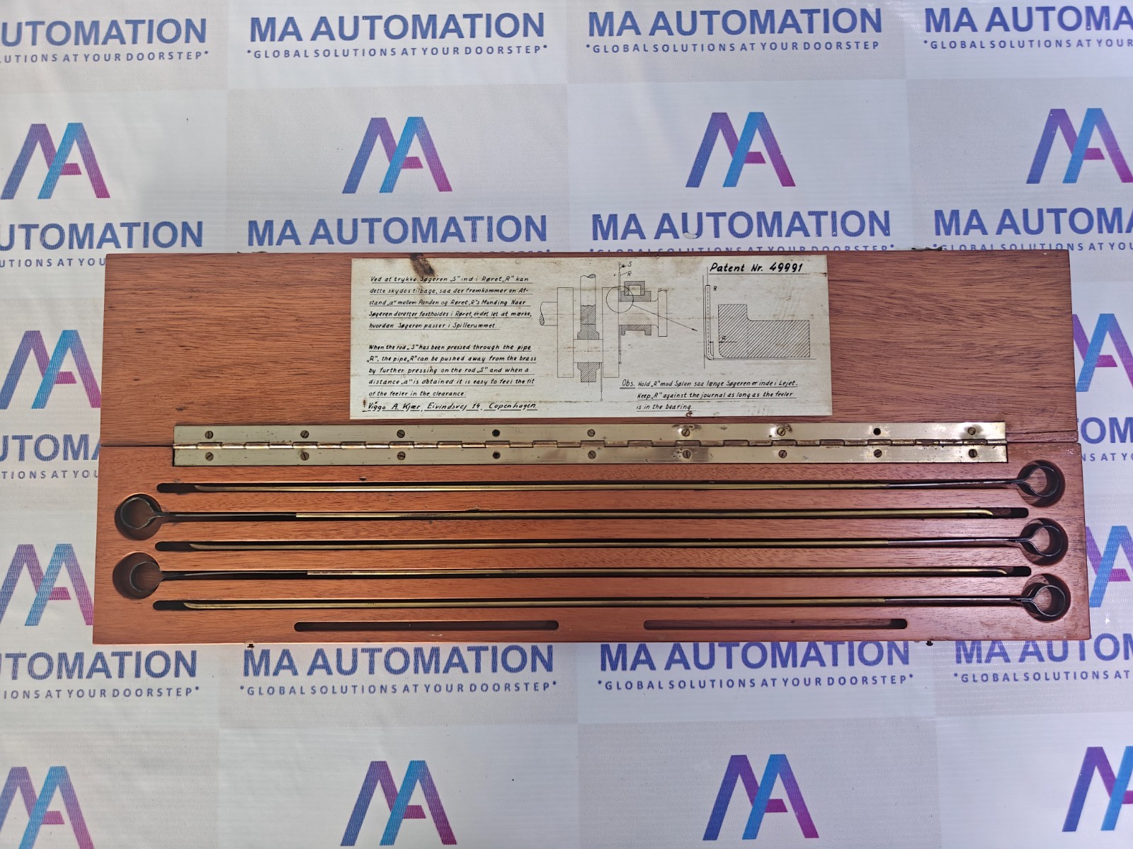 VIGGO A KJAER 49991 0.05-0.35 mm BEARING FEELER GAUGE SET
