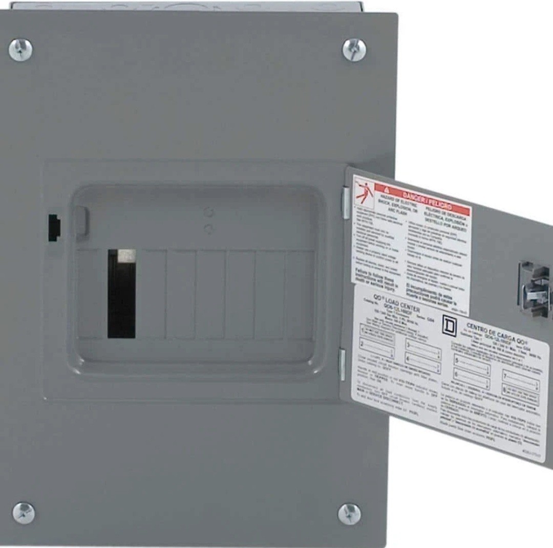 Square D Main Lug Load Center Indoor Flush Mount 100A 6:S, 12:C #QO612L100DF