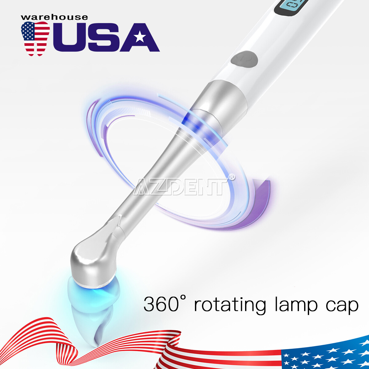 Dental Light Cure Composite Resin Etching Adhesive Kit/ LED Curing Light Lamp