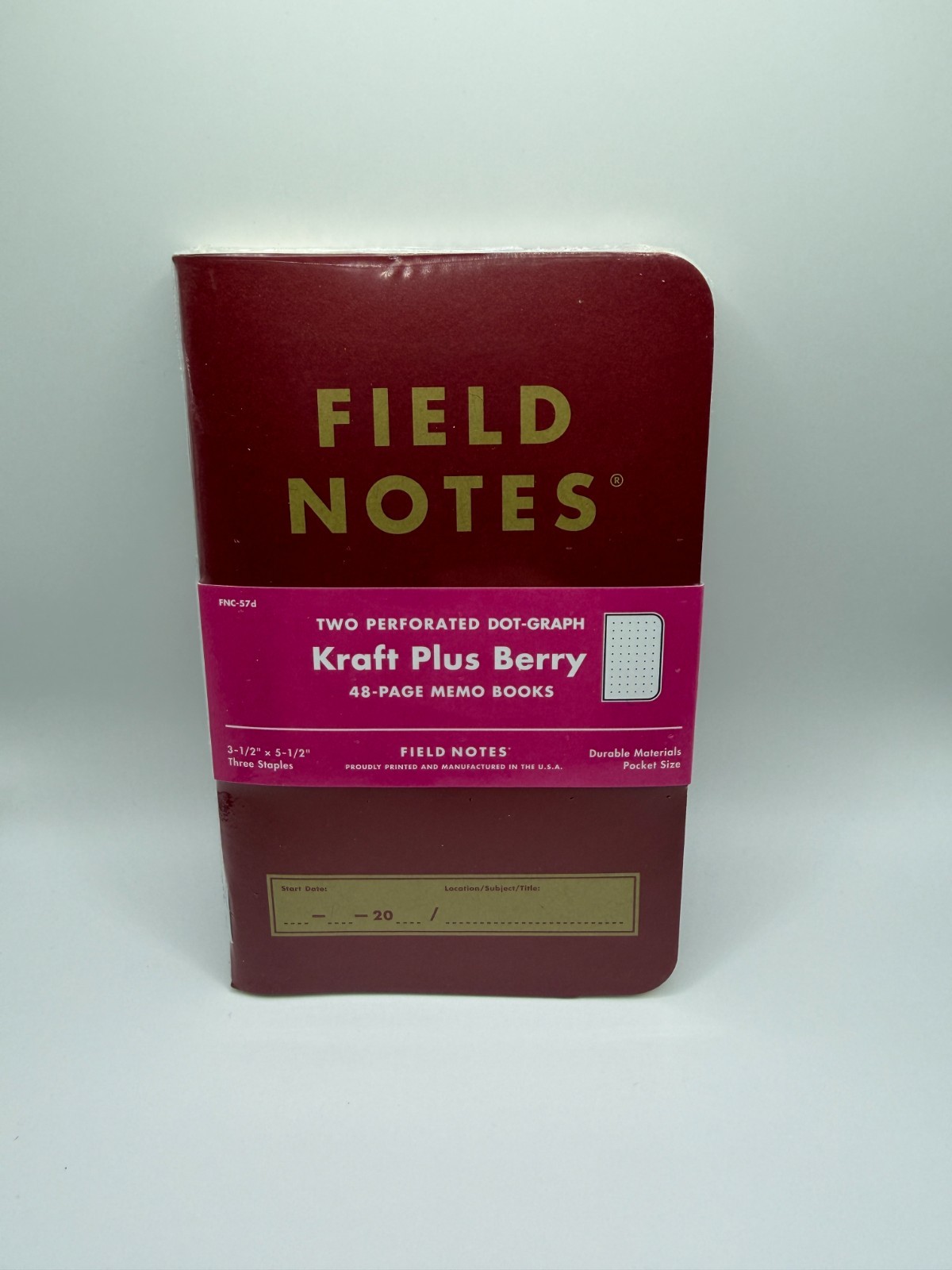 Field Notes KRAFT PLUS FNC-57 WINTER 2022 – FOUR PACK SEALED LOT