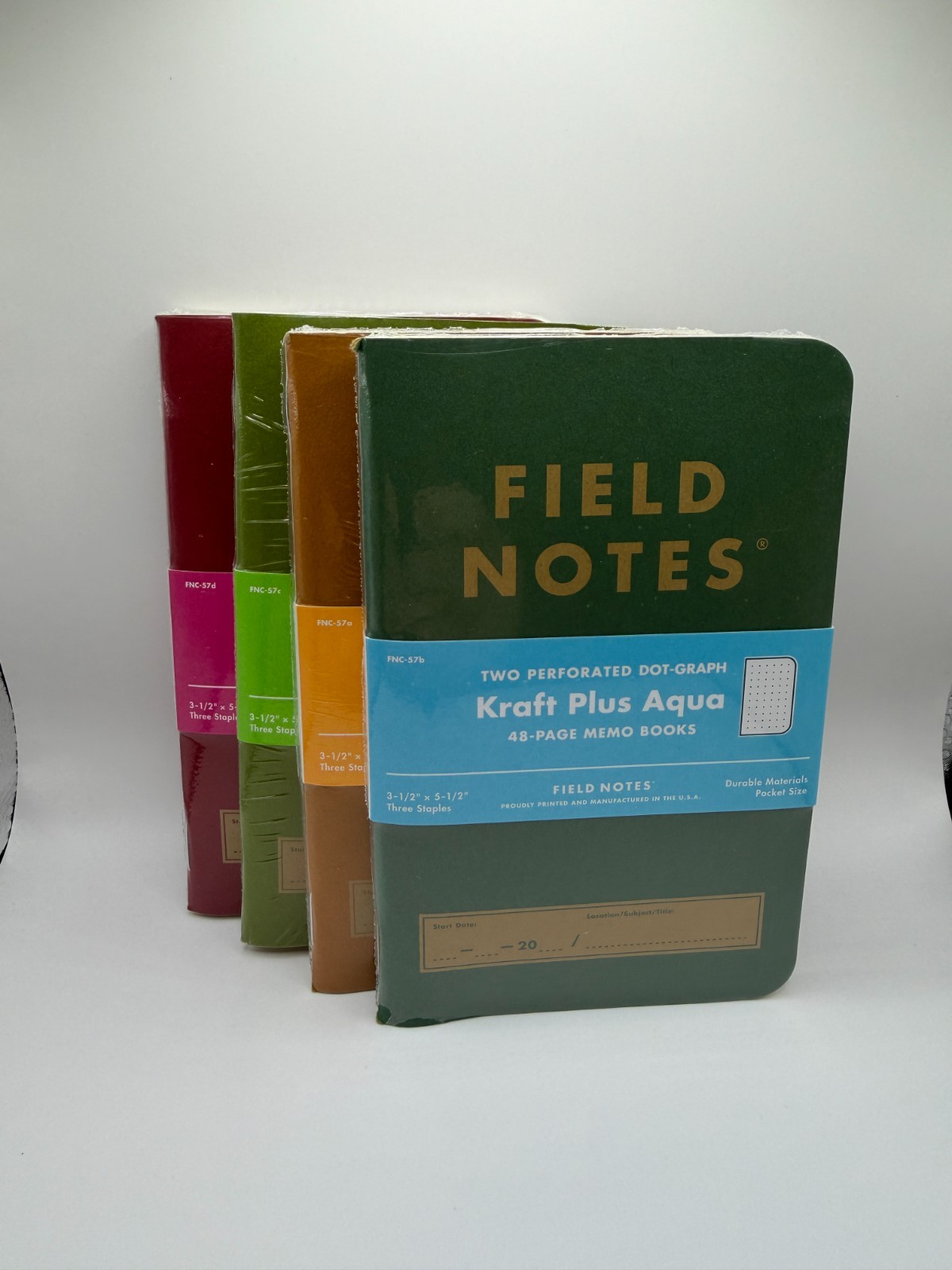 Field Notes KRAFT PLUS FNC-57 WINTER 2022 – FOUR PACK SEALED LOT