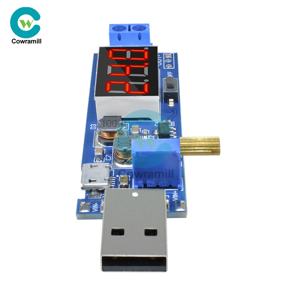 DC-DC 5V to 1.2V-24V USB Step UP/Down Converter Power Supply Module Digital LCD