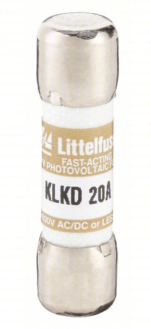 12 Pack – Littelfuse – KLKD 20 Amp Fuses 600 Volts [Used/Working], Fast Acting