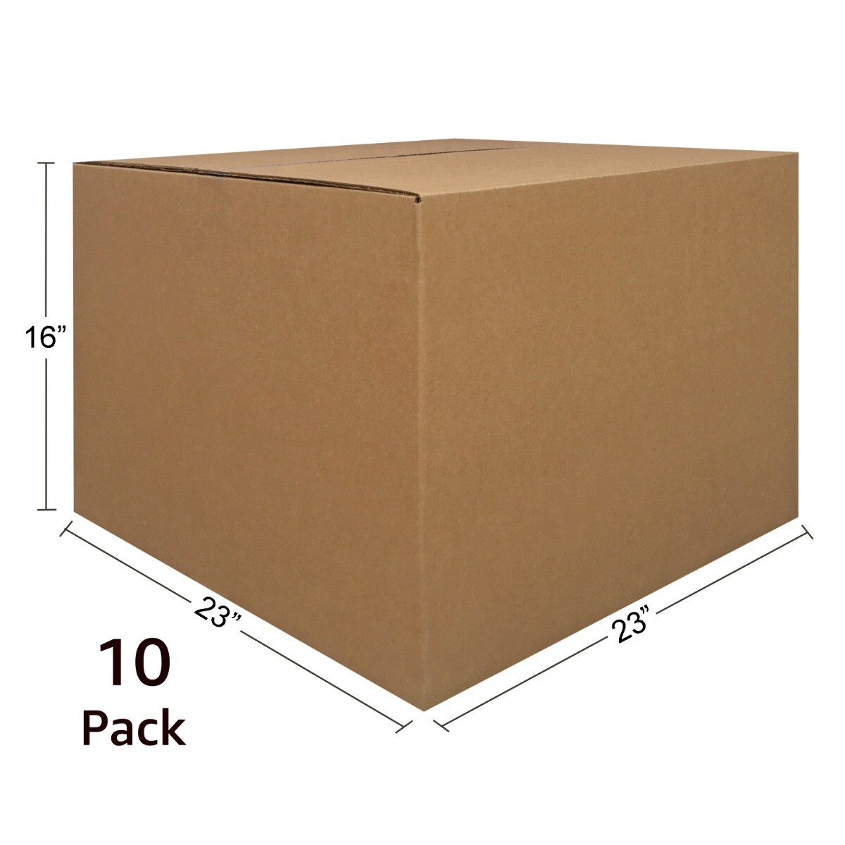 UBMOVE 10 Extra Large Corrugated Moving Boxes 23 x 23 x 16″