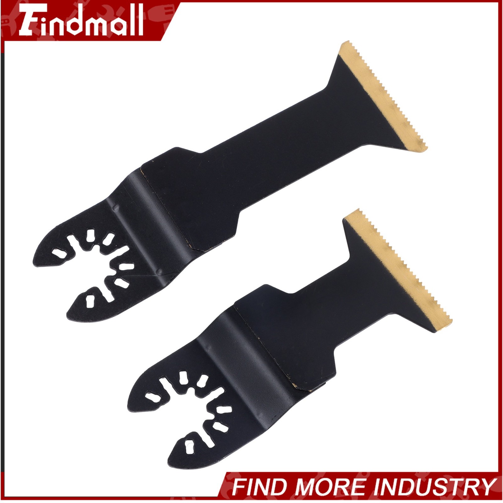 Findmall 12 Pcs Titanium Oscillating Saw Blades Extended Metal Cutting Blades