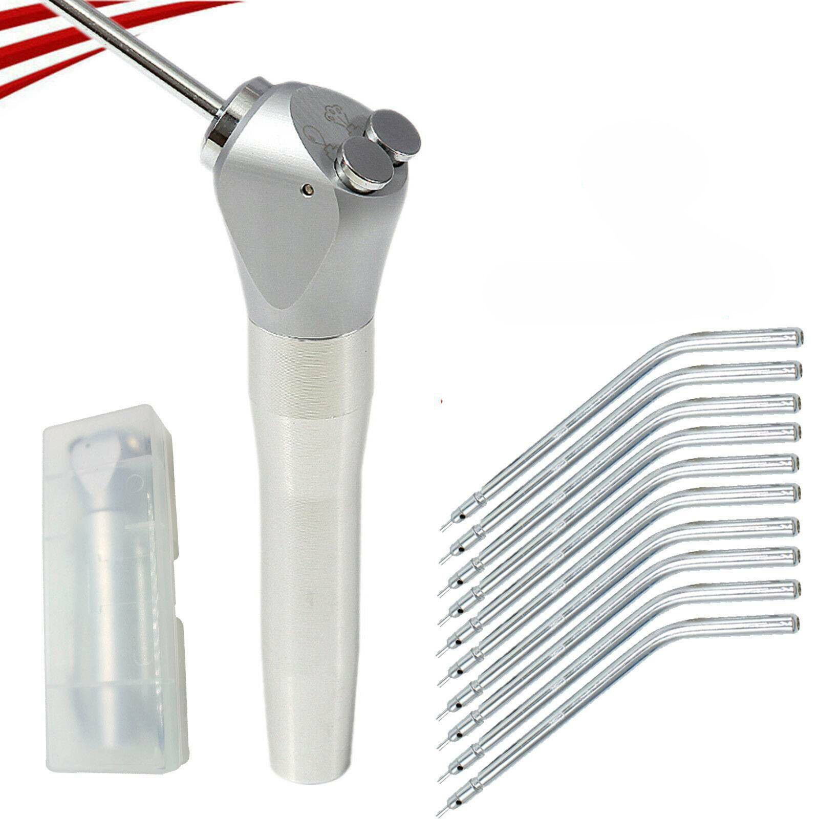 Dental Triple Way Syringe Air Water Spray Handpiece/Disposable Nozzles Tips Tube